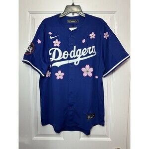 Size L Takashi Murakami MLB World Tour Tokyo Series 2025 Dodgers Away Jersey NWT